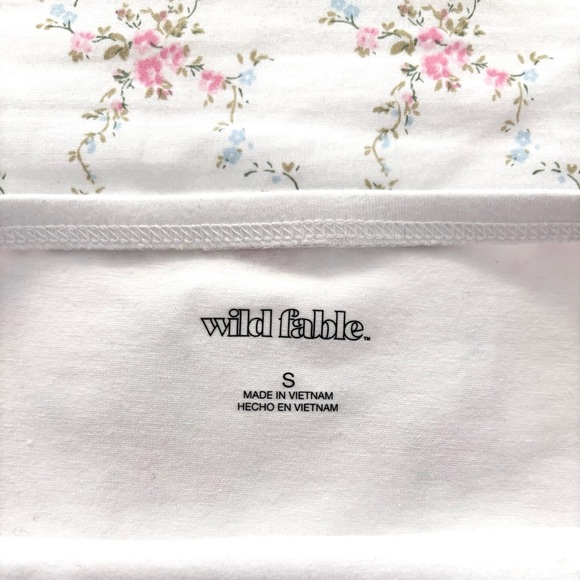 Wild Fable hibiscus print tube top - Picture 6 of 6